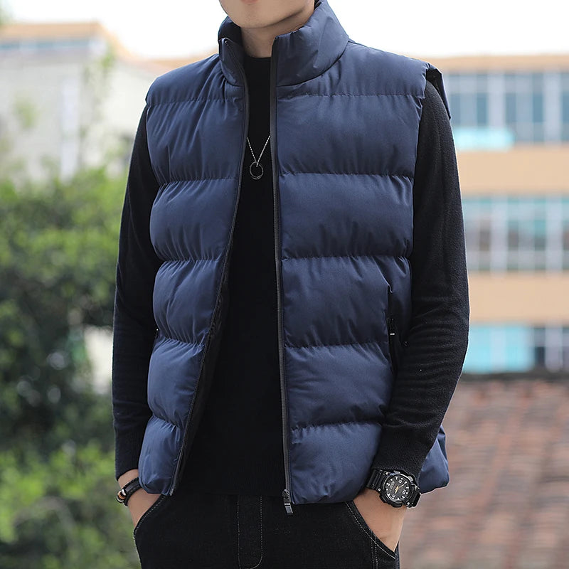 Stand Up Collar Zipper Vest™