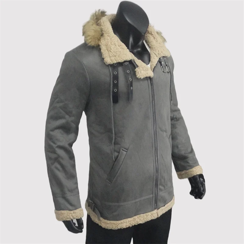 Winter Fleece Lined Hooded Faux Fur coat™