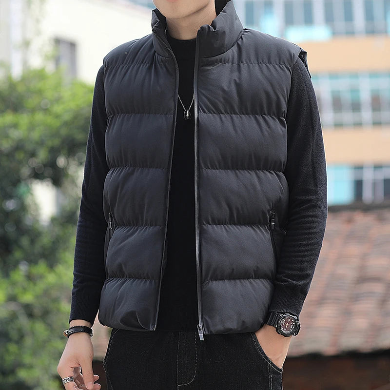 Stand Up Collar Zipper Vest™